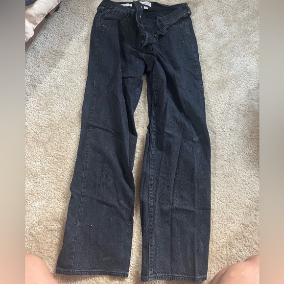 Universal Thread black bedazzled  Jeans - Picture 1 of 2